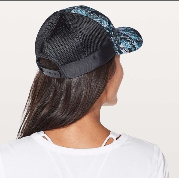 Brand new blue, white, & black, lululemon hat. - Picture 2 of 3